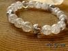 God Amulet for Fulfilling Wishes and Silver Dragon Bracelet for Men and Women Natural Crack Power Stone Stamping 16cm Kanoishi [Dragon Bracelet