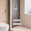 Foldable No-Drill Shower Curtain and Blackout Partition