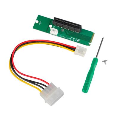 New NGFF M.2 to PCI-E 4X Slot Riser Card PCIE 4X Female to NGFF M.2 M Male Adapter for Bitcoin Mining Miner