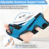 Plantar Fasciitis Night Splint, Adjustable Relief Splint for Women & Men, Brace Relief, Achilles Tendonitis and Foot Drop (Black, Large)