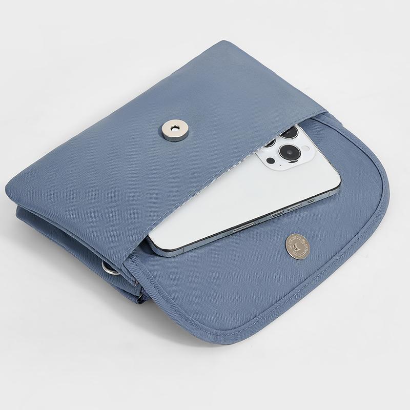 Crossbody Bag Women's Lightweight Coin Purse Nylon Water-Repellent Mobile Phone Bag