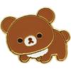 AB40701 Rilakkuma Kumakyun Pin Set "Chairoikoguma's Days"