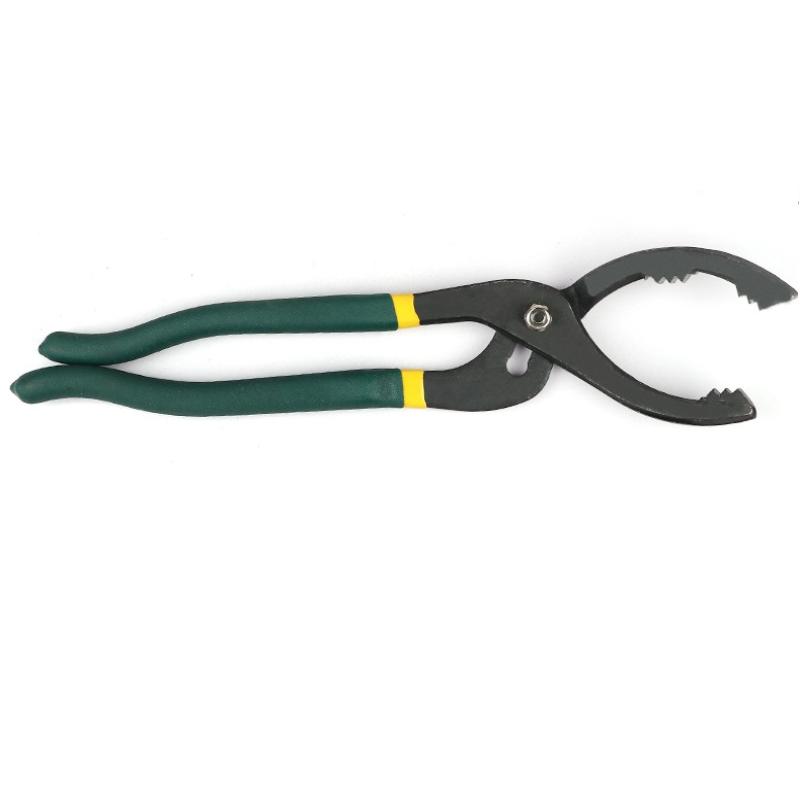 12" Oil Filter Pliers Clamp Type Wrench Adjustable Hand Tools Oil Filter Remove Disassembly Tool For Truck Car Repair