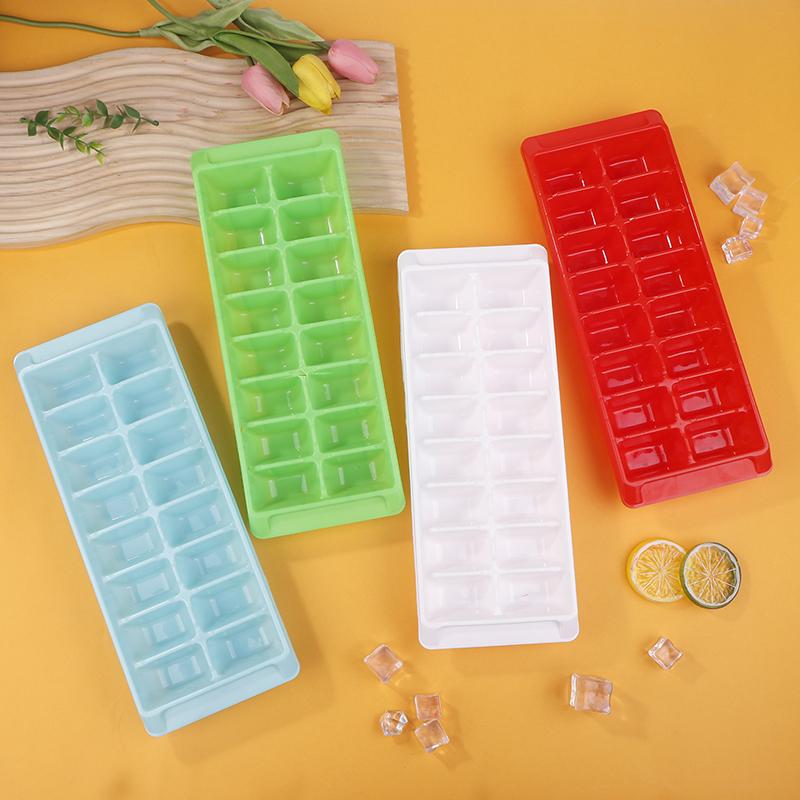 16 Gird 3D Ice Cube Maker Tray With Lid Plastic Ice Mold Diy Refrigerator Moulds Ice Cube Maker Household Kitchen Tools
