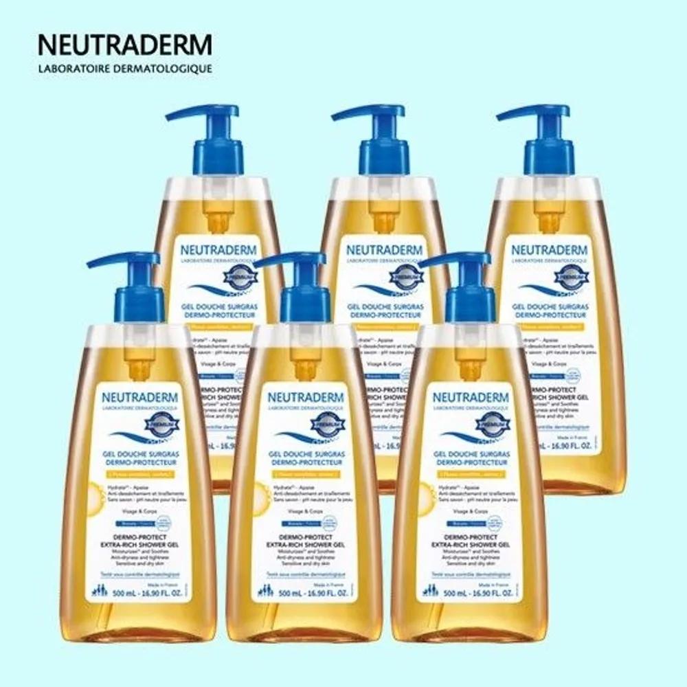 NEUTRADERM French Extra Rich Shower Gel 500ml (6 bottles)