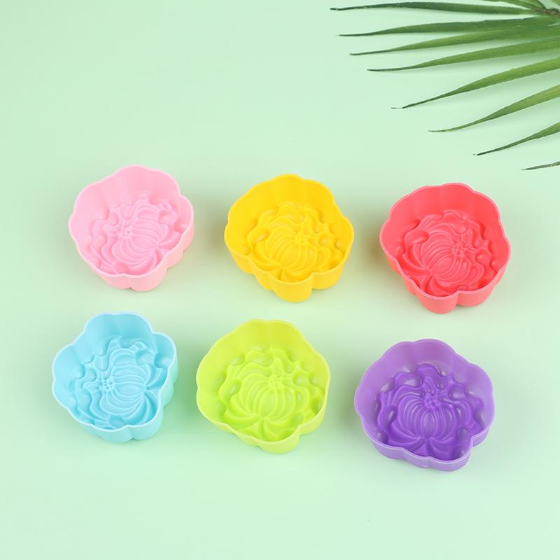 12Pcs 5Cm Daisy Shaped Jelly Pudding Mold Muffin Cake Cup Silicone Muffin Cake Molds Baking Accessories