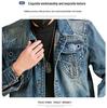 2025 Men's Retro Denim Jacket | American Vintage Style | Casual Outerwear