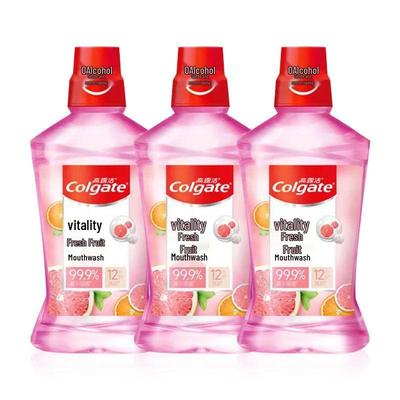 Colgate Fresh Fruit Mouthwash 250ml - Portable Travel Size for Home, Hotel, or Business Trip
