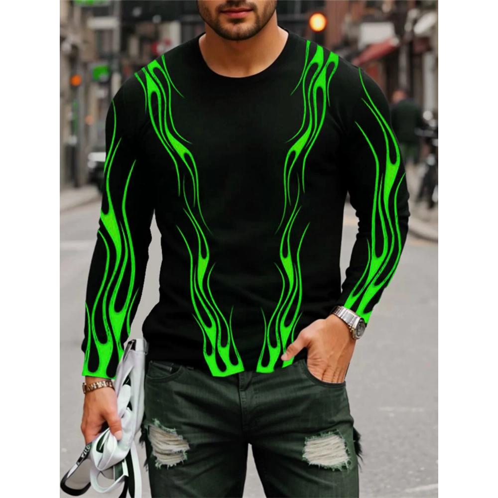 Men's Comfort Top Casual Loose Long Sleeve Fashion Pullovers Long Sleeves Men’s