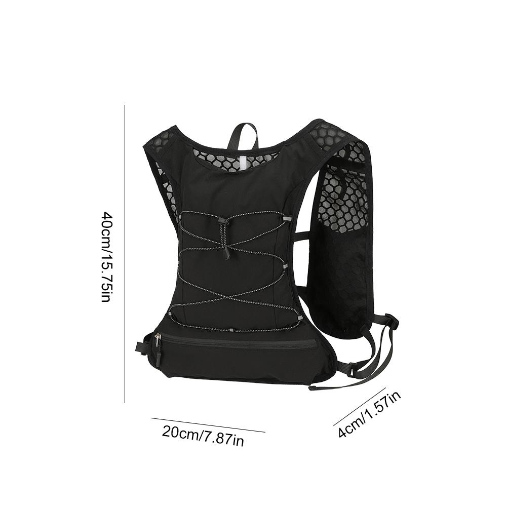 Running Hydrating Vest Backpack Ultralight Hydration Jogging Vest Men Breathable Marathon Bicycle Bag Water Bottle Running Vests