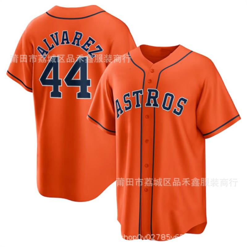 Houston Astros Baseball Jersey 44 Arez Embroidered Cotton Sports Uniform Men Women Adult Fall