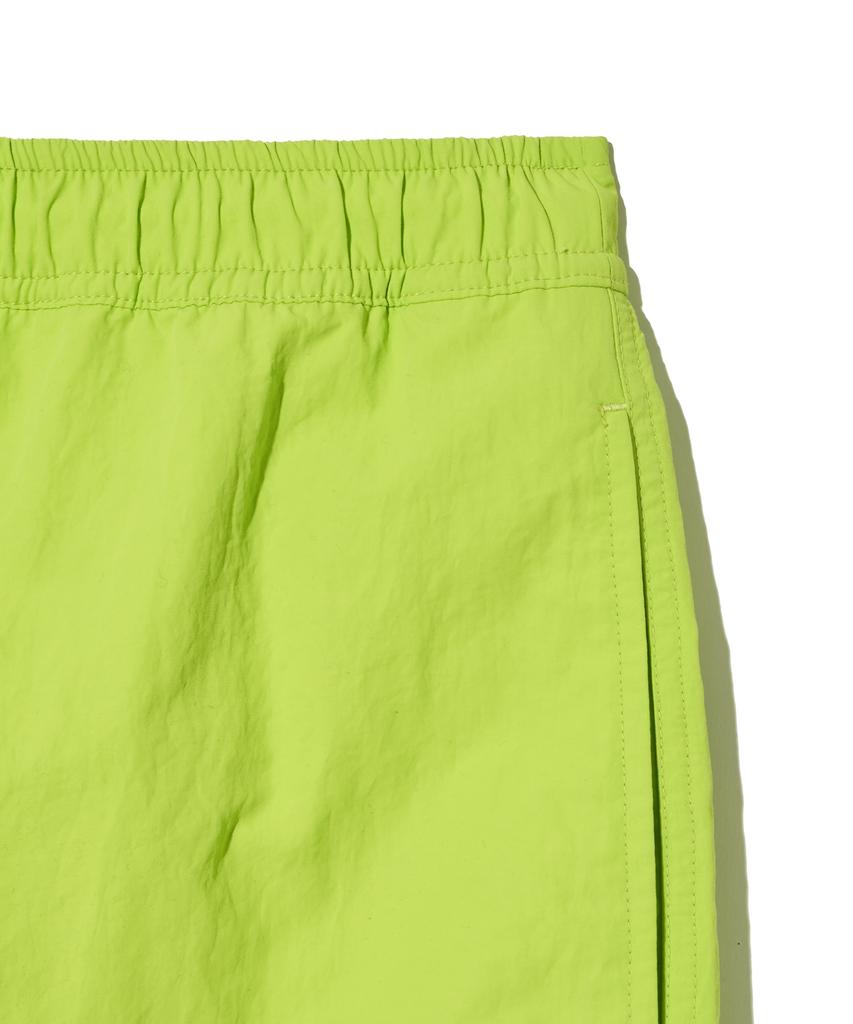 YALE Nylon Small Arch Logo Beach Shorts Lemon Yellow