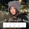 Autumn/Winter 2025 Women's Cute Warm Knit Wool Hat - Fashionable & Cozy