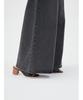FRAY I.D. Women's High-Waisted Wide Denim Pants FWFP231084, Black