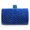 Blue Rubber Wood Grain Paint Roller with Handle Wood Texture Roller Handmade Clear Portable Practical DIY Graining Painting Tool