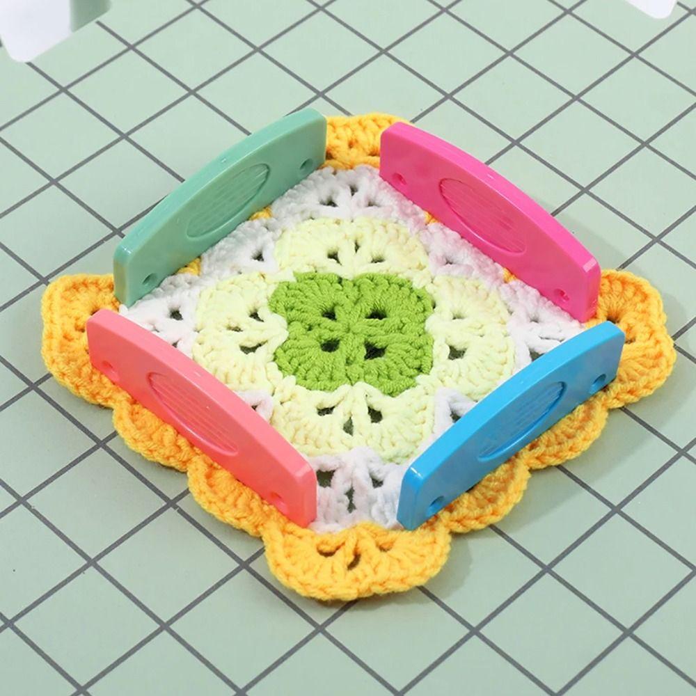 1/4Pcs New Ultra Thick Foam Blocking Board Foam Crafts Reusable Knitting Block Mat 32x32cm EVA Grid Knitting Board