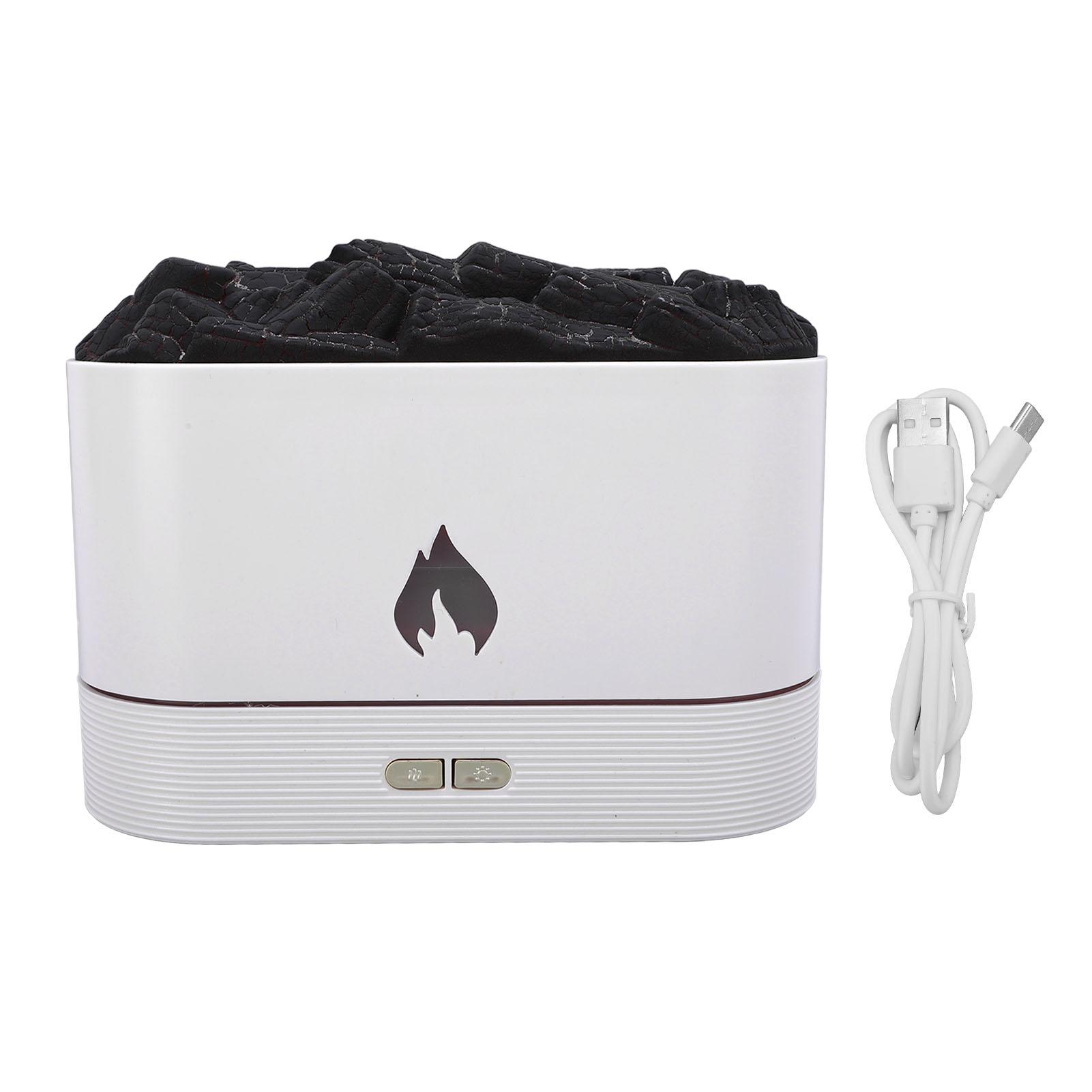 

Flame Aromatherapy Diffuser Quiet Relaxing Decorative Desktop Flame Humidifier Aromatherapy Machine