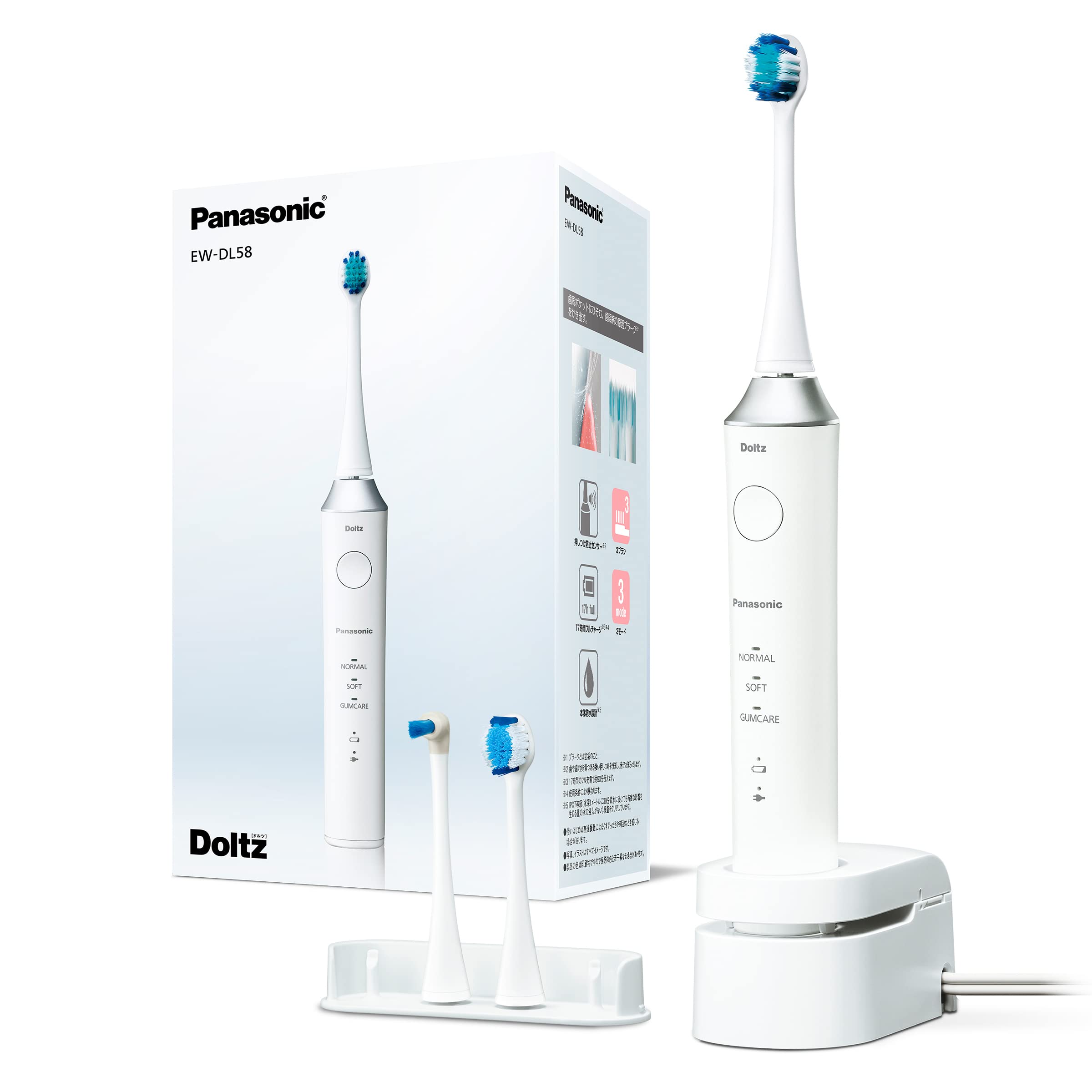 

Электрическая зубная щетка Panasonic Doltz Entry Model White EW-DL58-W белый
