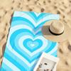 Heart Shaped Love Couple Towel Quick Drying Beach Towels Are Suitable For Swimming Pools Camping Yoga And The Gym