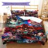Stranger Pattern Bedding Set Quilt Cover Pillowcase Home Decor Gift (1 * Duvet Cover + 2 * Pillowcase, Without Core)