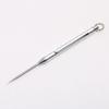 1Pc Portable Titanium Toothpicks Pocket Toothpicks Keychain Silver with Metal Toothpick Holder for Outdoor Picnic Camping Accessorie