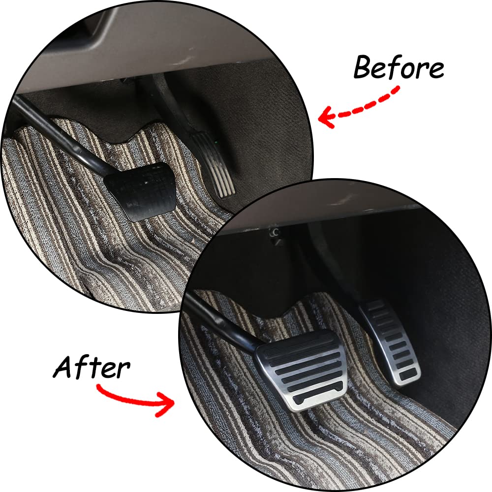 Foot Gas Brake Pedal Pad Cover for Sauicemy Range Rover Sport 2014+, Land Rover