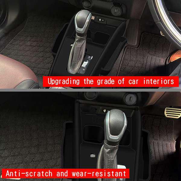 Silicone Cup Holder with Side Storage for 24-Model Right-Hand Drive Suzuki Fronx