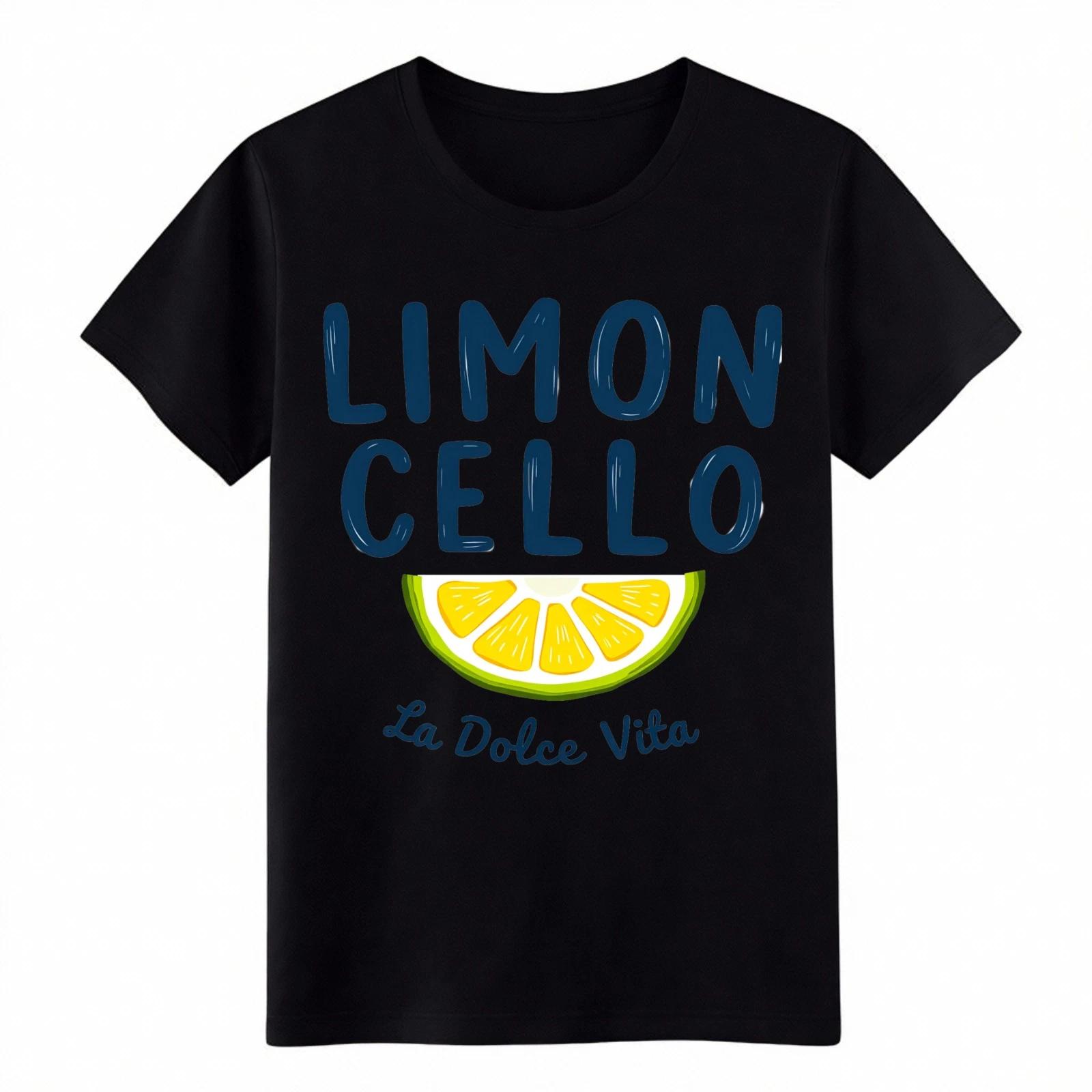 Limoncello La Dolce Vita Lemon Slice T-Shirt Italian Summer Tee for Men & Women S