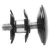 Bike Headset Top Cap Aluminum Alloy Star Nut Stem Cap Stem Fork MTB Road Bicycle AccessoryBlack