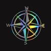 Three Ratels Car Sticker NSWE Compass Funny Car Decal Reflective 3D Stickers On Car Warning Sign Vinyl Car Styling Accessories