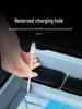 Double-Layer Storage Box & Glasses Holder for Tesla Refreshed Model Y/M3/YL Center Console