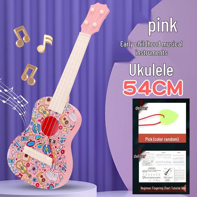 Kids' Musical Toy Ukulele: Playable Beginner Instrument for Boys and Girls