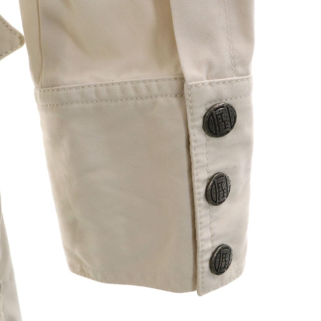 DIESEL Long sleeve coat S off white Women Used