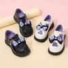 Girls’ Little Leather Shoes, Spring/Summer New Arrival, Versatile Children’s Princess Shoes, Breathable Black Performance Shoes, Student Shoes