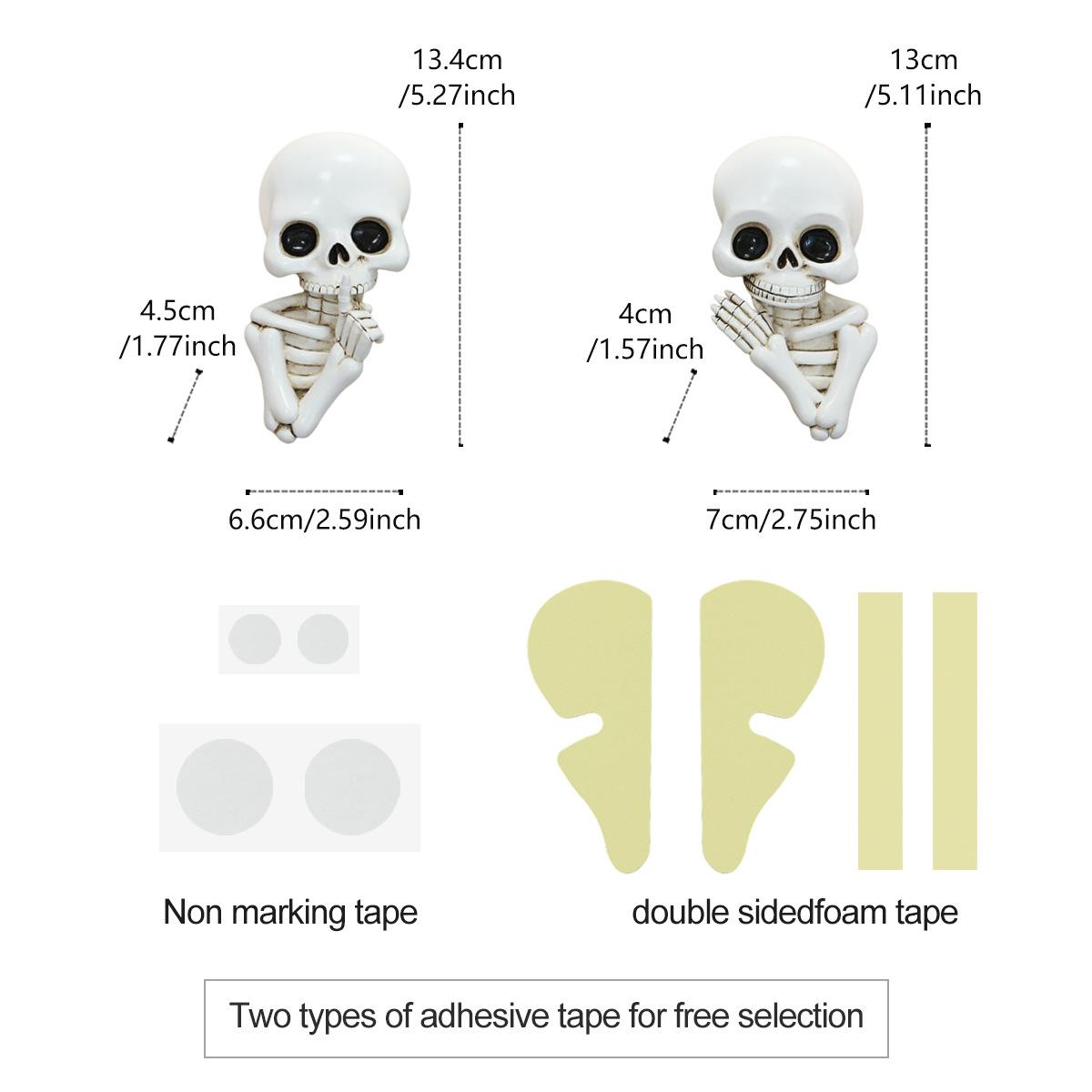 

Halloween Strange Skeleton Wall Decoration Resin Statues Home Garden Hiding Art Door Frame Window Skeleton Home Decoration Gifts