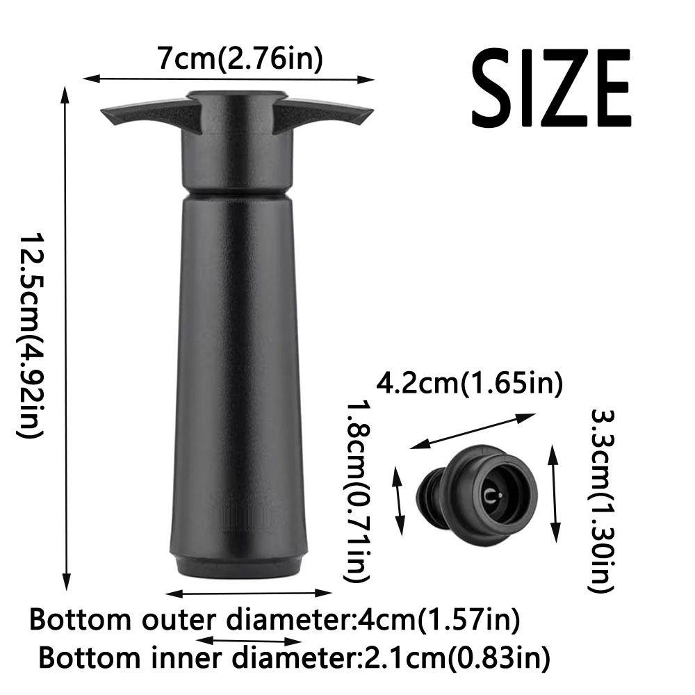with Stoppers Wine Bottle Stoppers Reusable Wine Bottle Sealer Wine Vacuum Pump Barware