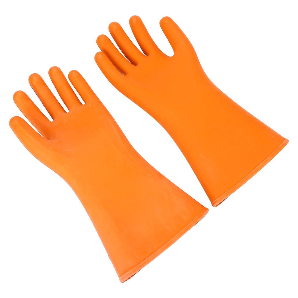 1 Paar Hochspannungsisolierhandschuhe Gummi Schnittfest Wasserdicht 20000v 12kv Elektriker