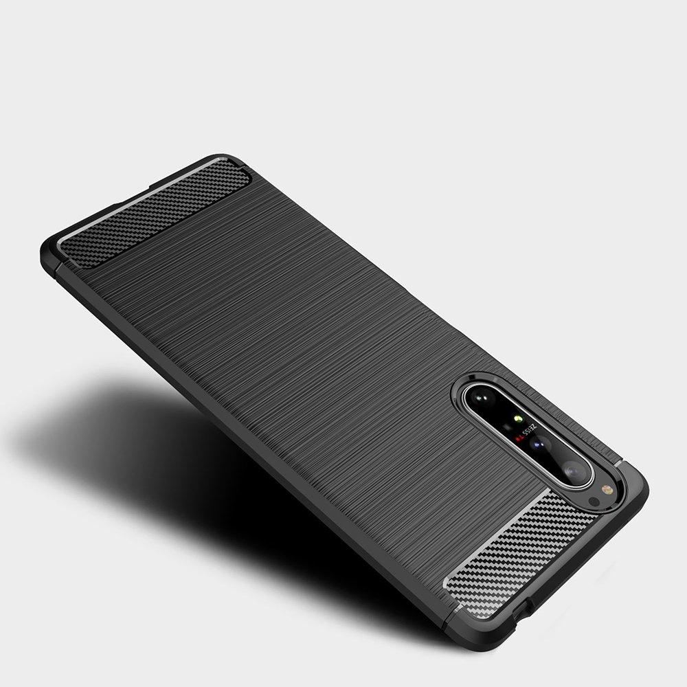 Case for Sony Xperia 1 II, Karbon, black