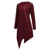 Available Gothic Medieval Court Evening Dress - Retro, Hooded, Zipper with Waist-Cinching, European and American Style.