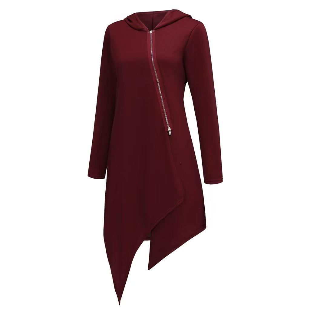 Available Gothic Medieval Court Evening Dress - Retro, Hooded, Zipper with Waist-Cinching, European and American Style.