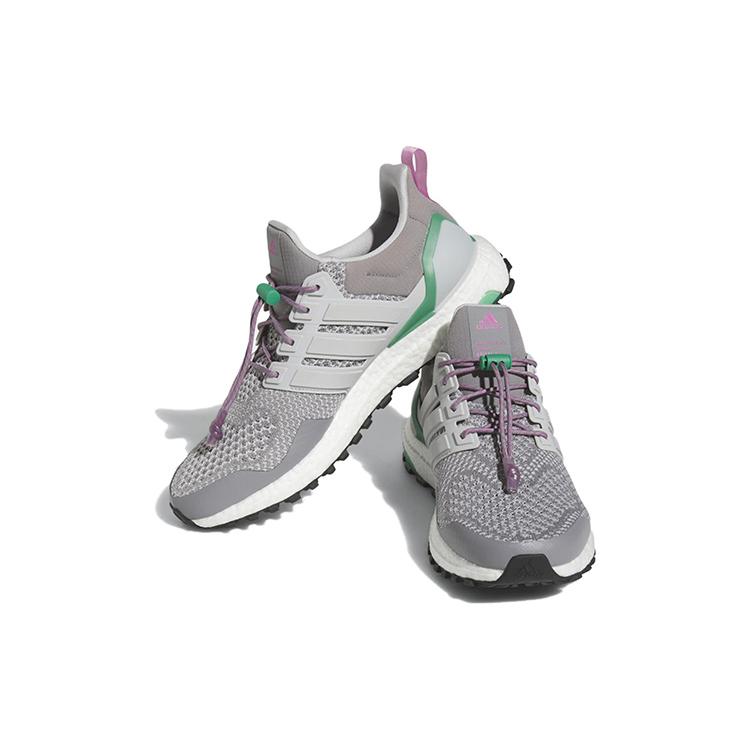 Adidas ULT Fabric Slip Resistant, Abrasion Resistant, Lightweight Low top Running Shoes Men's White Gray HR0071