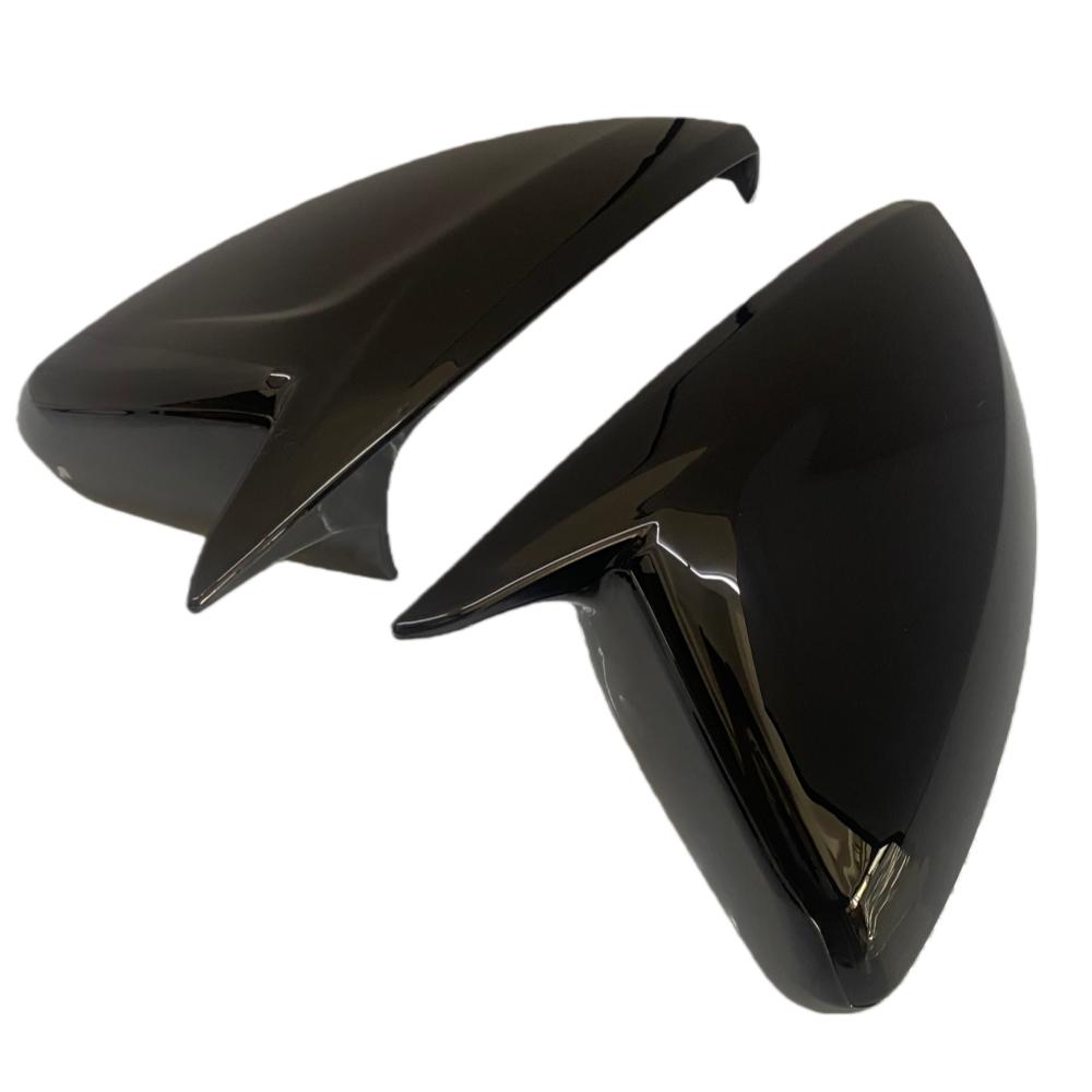 Rear View Mirror Cover For Volkswagen For VW Polo Mk6 AW GTI 2018-2021 OX Horn Car Caps Shell Trim Carbon Fiber Look Exterior