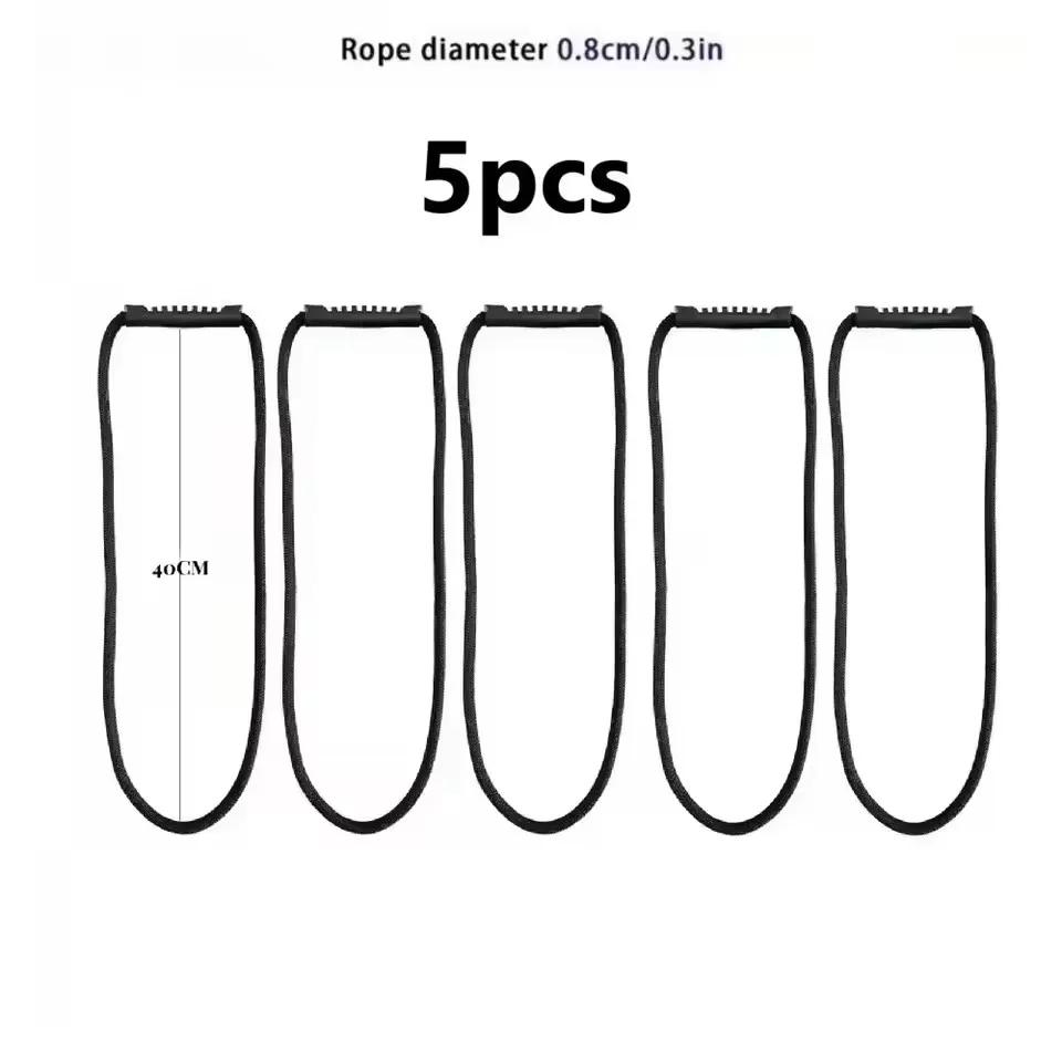 רצועת אחסון עמידה עם וו ולולאה רצועת נשיאה, קולב ומארגן עם ידית לצינורות בריכה, צינורות גינה וכבלים