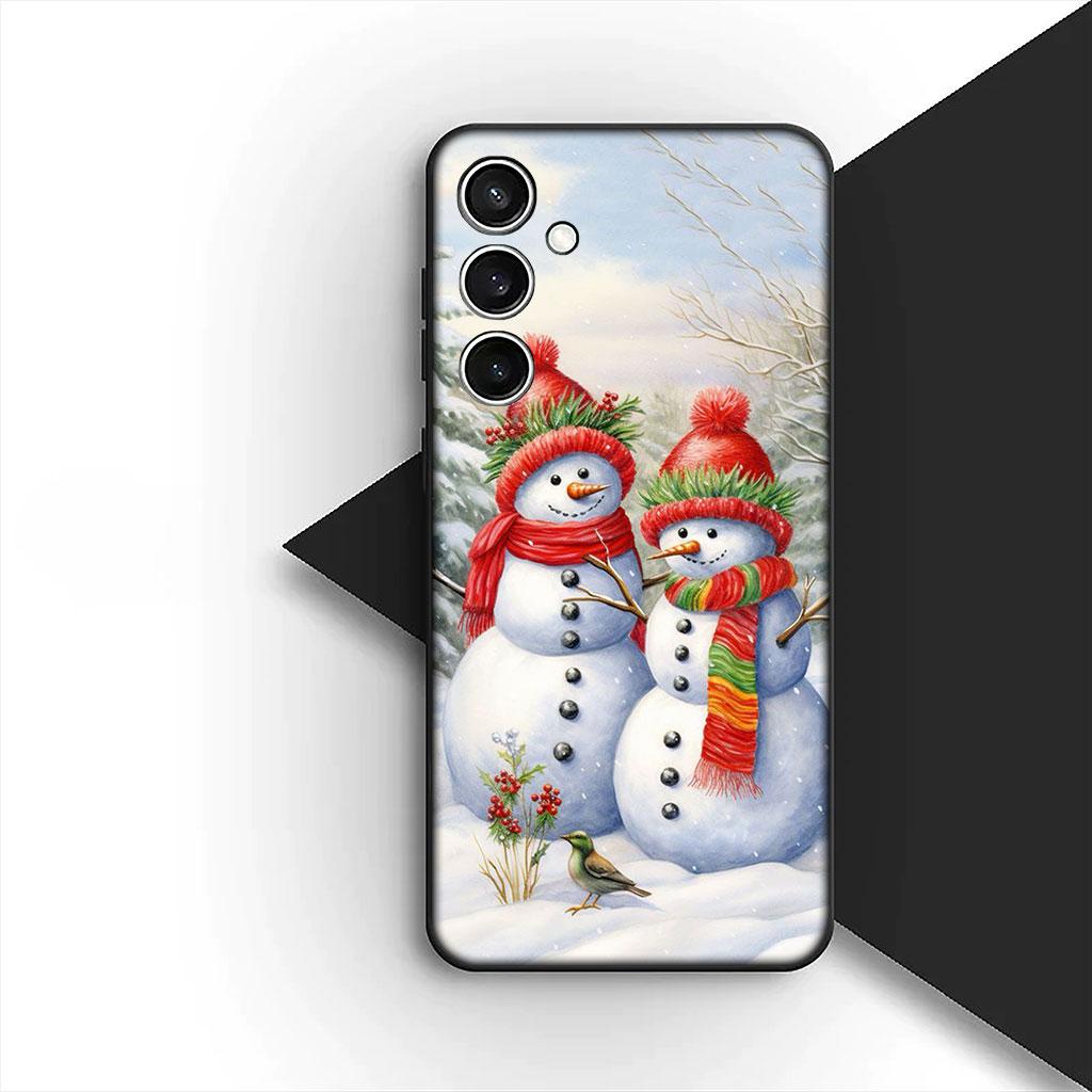Père Noël Joyeux Noël Sapin de Noël Cerf Coque de Téléphone pour Apple iPhone 17 Air 12 13 Pro Max Mini ProMax 7 + 8 Plus Coque Souple