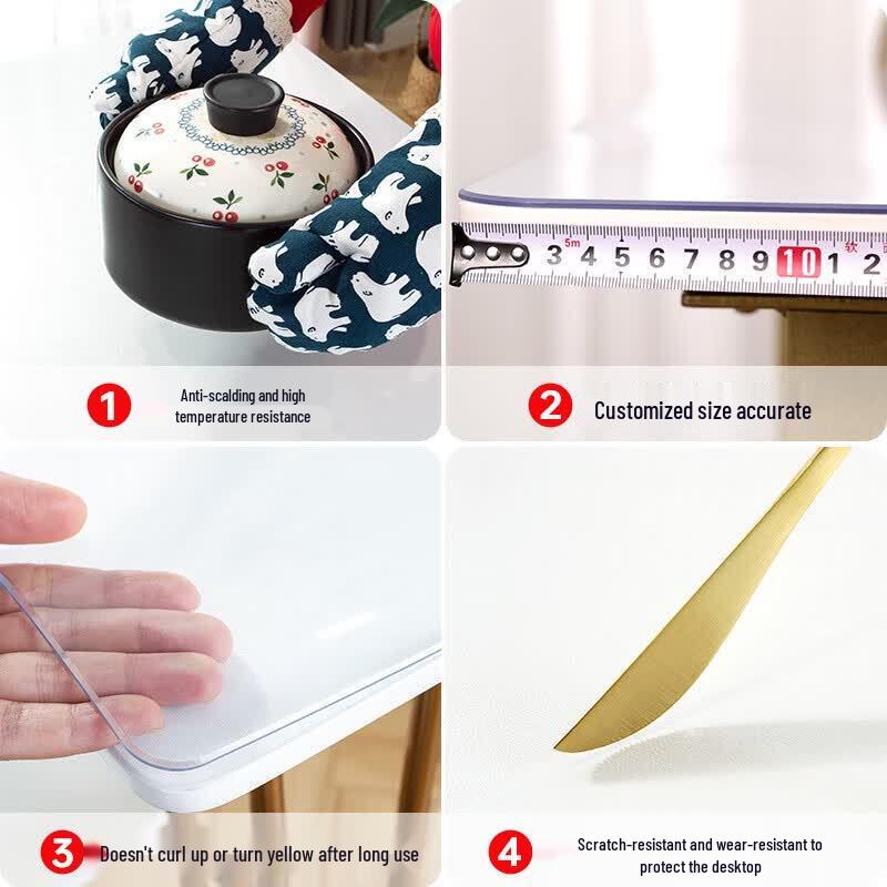 Hangweixing Clear PVC Table Protector Mat