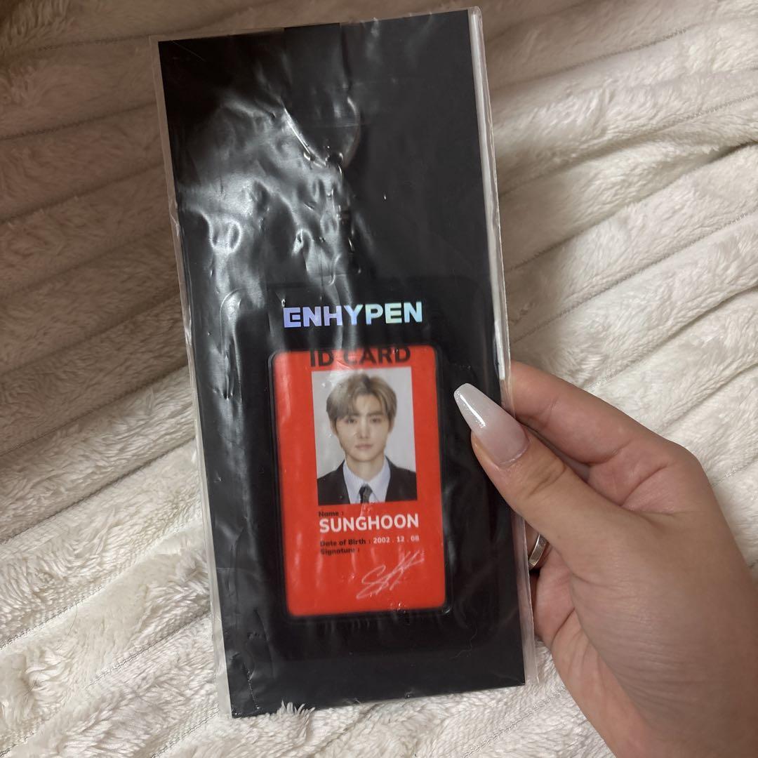 

[USED] ENHYPEN Official SUNGHOON ID Card Holder