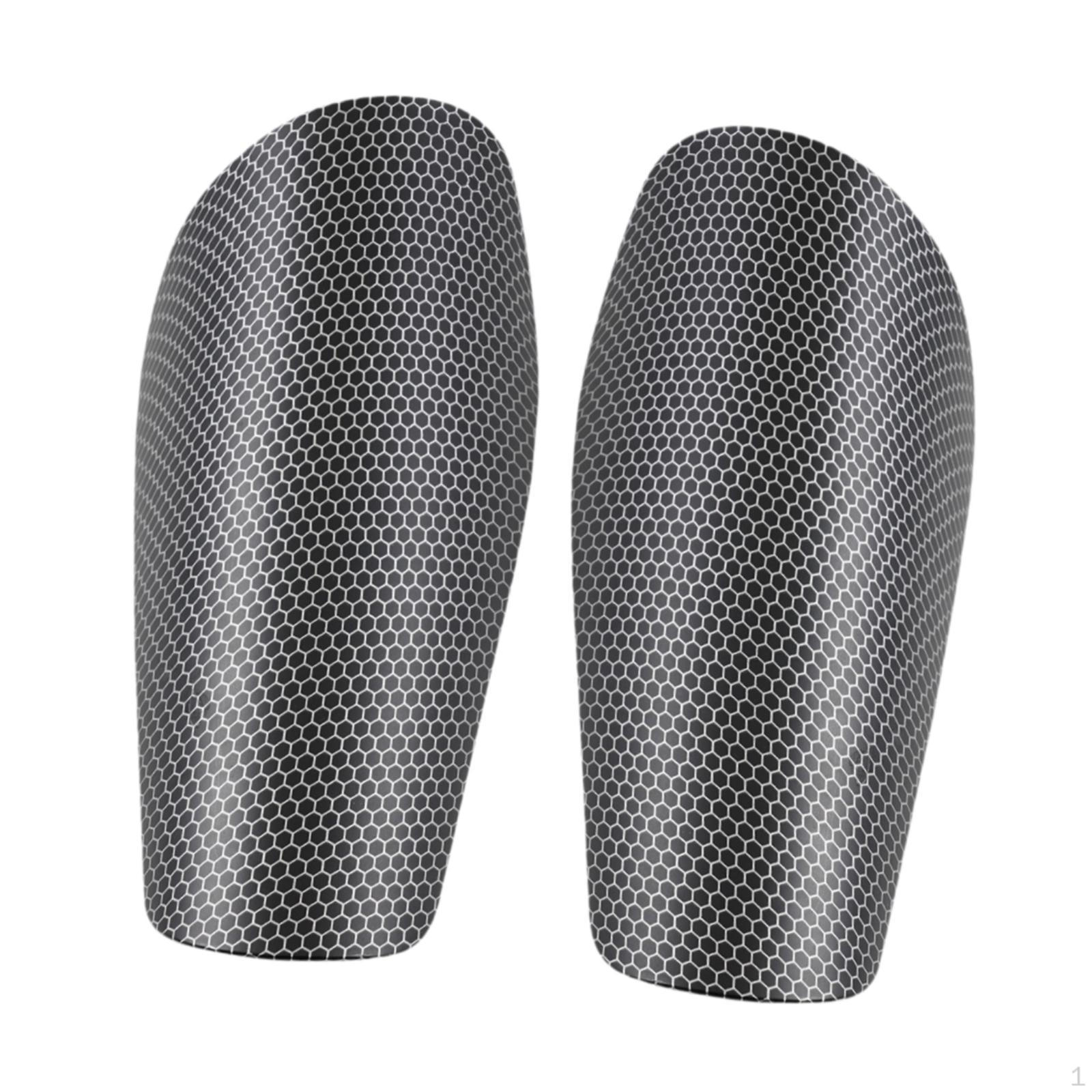 2Pcs Soccer Shin Guards Football Pads Protector, Compact, Comfortable Accessories, Lightweight