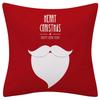 Happy New Year Christmas Decoration Print Pattern Cushion Cover Home Living Room Sofa  Square Pillow
