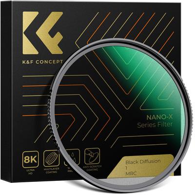 Concept Black Mist 49mm Weichzeichner-Filter für Kontrastanpassung Japanisches AGC Optisches Glas Luftfahrtaluminium Material Ultra Dünner Rahmen Wasser