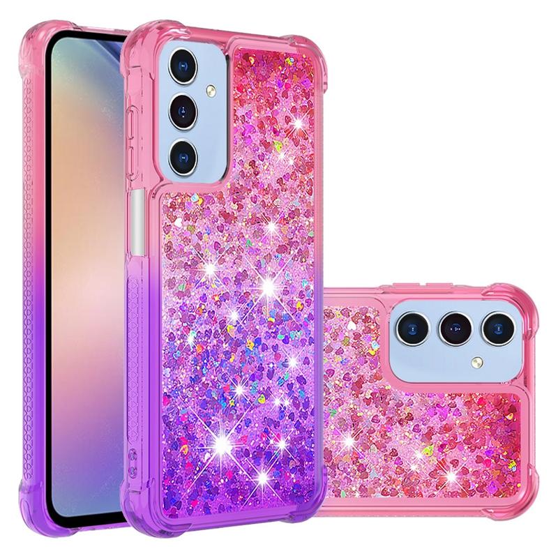 Pre Samsung Galaxy A16 Puzdro A 16 5G SM-A166B Funda Trblietavé Dynamické Tekuté Puzdro Pre Samsung A16 A56 A36 A26 A06 Kryt na Telefón Coque